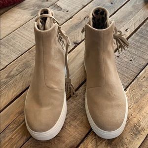 Zara women tan ankle boots